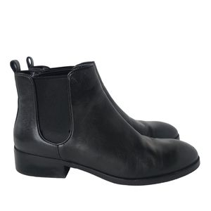COLE HAAN Landsman Chelsea W06488 Black Leather Ankle Boots 10